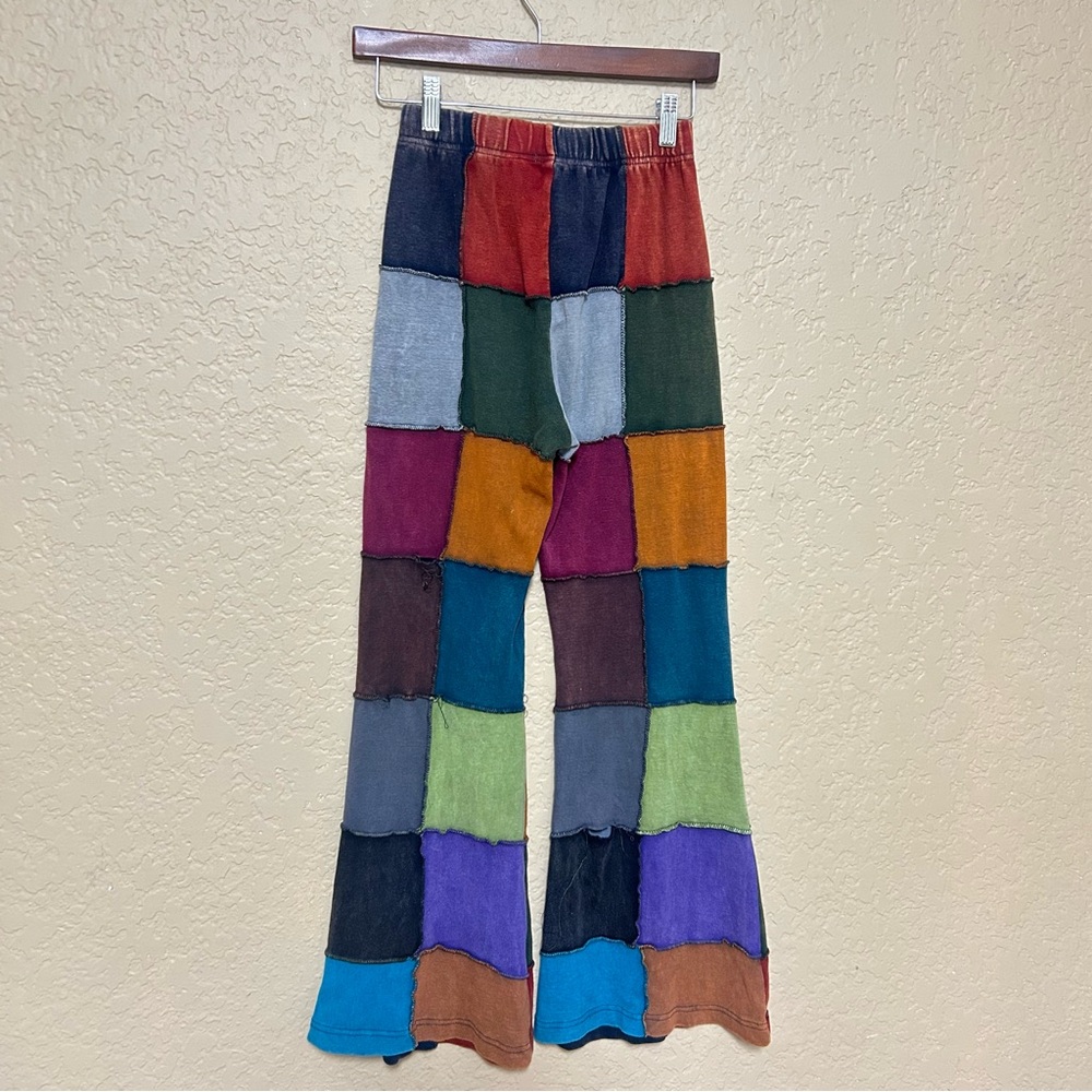 Earthbound Patchwork Flare Pants Size Small - Nee… - image 8